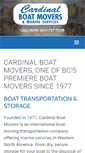 Mobile Screenshot of cardinalboatmovers.com